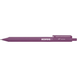 Nyomósirón készlet, 0,5 mm, háromszögletű, KORES "M2 Essential", vegyes színek