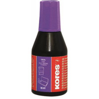 Bélyegzőfesték, 28 ml, KORES, lila Bélyegzőfesték, 28 ml, KORES, lila