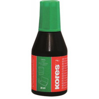 Bélyegzőfesték, 28 ml, KORES, zöld Bélyegzőfesték, 28 ml, KORES, zöld