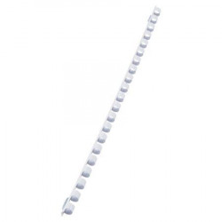 Spirál, műanyag, 8 mm, 21-40 lap, VICTORIA, fehér Spirál, műanyag, 8 mm, 21-40 lap, VICTORIA, fehér