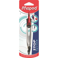 Körző, rögzíthető lábakkal, MAPED "Stop System", vegyes színek Körző, rögzíthető lábakkal, MAPED "Stop System", vegyes színek