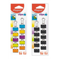 Bindercsipesz, 19 mm, MAPED, vegyes színek Bindercsipesz, 19 mm, MAPED, vegyes színek