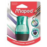 Hegyező, kétlyukú, tartályos, MAPED "Tonic", vegyes színek Hegyező, kétlyukú, tartályos, MAPED "Tonic", vegyes színek