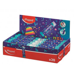 Radírstift display, MAPED "Pixel Party"