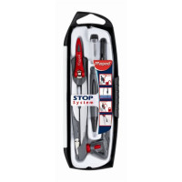 Körző készlet, rögzíthető lábakkal, 5 darabos, MAPED "Stop System" Körző készlet, rögzíthető lábakkal, 5 darabos, MAPED "Stop System"