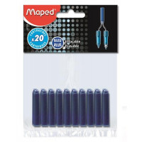 Töltőtoll patron, MAPED, kék Töltőtoll patron, MAPED, kék