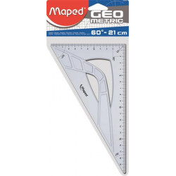 Háromszög vonalzó, műanyag, 60°, 21 cm, MAPED "Geometric" Háromszög vonalzó, műanyag, 60°, 21 cm, MAPED "Geometric"