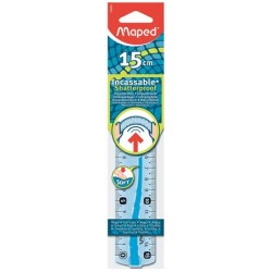 Vonalzó, műanyag, hajlítható, 15 cm, MAPED "Flex"