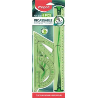 Vonalzókészlet, műanyag, hajlítható, 4 darabos, MAPED "Flex" Vonalzókészlet, műanyag, hajlítható, 4 darabos, MAPED "Flex"