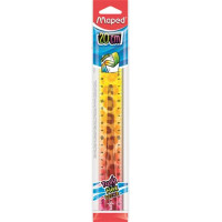 Vonalzó, műanyag, törhetetlen, 20 cm, MAPED `Twist N` Flex Decor Animals`, vegyes színek Vonalzó, műanyag, törhetetlen, 20 cm, MAPED `Twist N` Flex Decor Animals`, vegyes színek