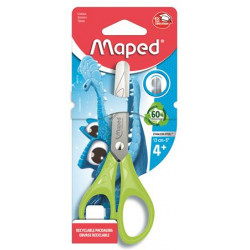 Olló, iskolai, 13 cm, MAPED "Essentials Pulse"