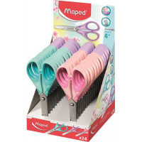 Olló display, iskolai, 13 cm, MAPED "Essentials Soft Pastel", pastell Olló display, iskolai, 13 cm, MAPED "Essentials Soft Pastel", pastell