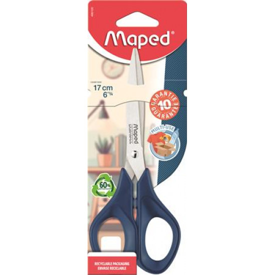 Olló, általános, 17 cm, MAPED „Multiuse Advanced”, vegyes színek