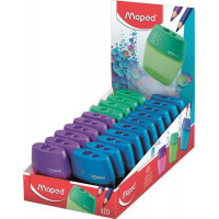 Hegyező display, kétlyukú, tartályos, MAPED "Shaker", vegyes színek Hegyező display, kétlyukú, tartályos, MAPED "Shaker", vegyes színek