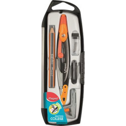 Körző készlet, 5 darabos, MAPED "Metal Open", vegyes színek Körző készlet, 5 darabos, MAPED "Metal Open", vegyes színek