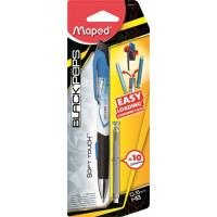 Nyomósirón utántöltővel, 0,5 mm, HB, MAPED "Reload", vegyes színek Nyomósirón utántöltővel, 0,5 mm, HB, MAPED "Reload", vegyes színek
