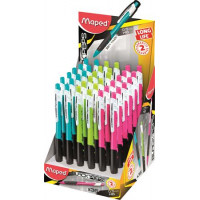 Nyomósirón display, 0,5 mm, MAPED "Long Life", vegyes színek Nyomósirón display, 0,5 mm, MAPED "Long Life", vegyes színek