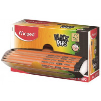 Grafitceruza display, HB, háromszögletű, MAPED "Black Peps" Grafitceruza display, HB, háromszögletű, MAPED "Black Peps"