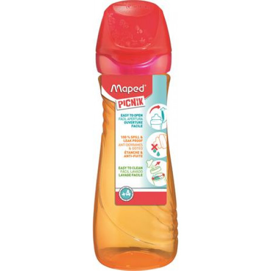 Kulacs, 580 ml, MAPED PICNIK "Origins", narancs-pink Kulacs, 580 ml, MAPED PICNIK "Origins", narancs-pink