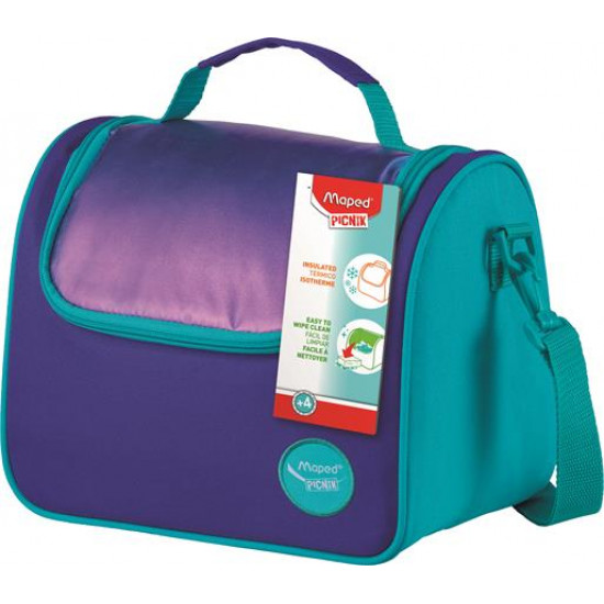 Uzsonnás táska, levehető vállpánttal, MAPED PICNIK "Origins", vízkék