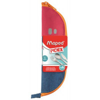 Evőeszközkészlet, fém, szövet tok, MAPED PICNIK "Concept Kids", pink Evőeszközkészlet, fém, szövet tok, MAPED PICNIK "Concept Kids", pink