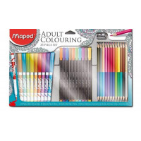 Felnőtt színezőkészlet, MAPED, 33 darabos Felnőtt színezőkészlet, MAPED, 33 darabos