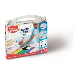 Fújós filctoll készlet, MAPED CREATIV, "Blow pen Art", pop