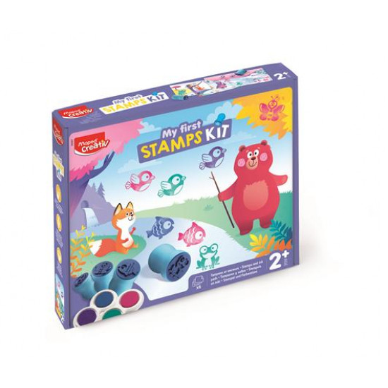 Nyomdázó készlet, állatok, MAPED CREATIV "Early Age My First Stamps Kit"