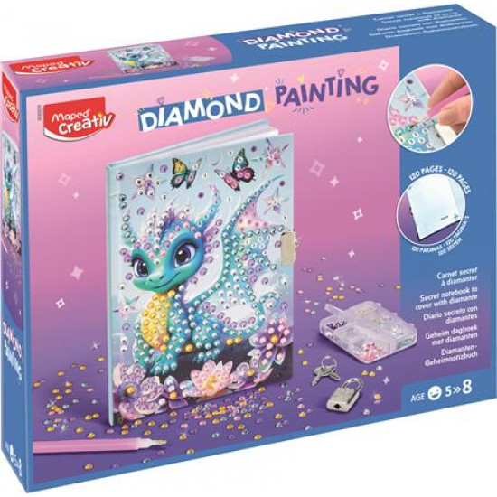Gyémántmozaik titkos napló, MAPED CREATIV "Diamond Painting"