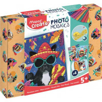 Mozaikos képkészítő készlet, MAPED CREATIV, "Adveture Animals", kalandos állatok Mozaikos képkészítő készlet, MAPED CREATIV, "Adveture Animals", kalandos állatok