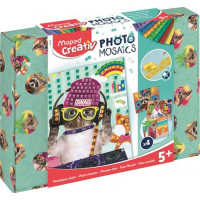 Mozaikos képkészítő készlet, MAPED CREATIV, "Cool Animals", menő állatok Mozaikos képkészítő készlet, MAPED CREATIV, "Cool Animals", menő állatok