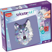 Kreatív matricás készlet, MAPED CREATIV "Sticker` Art", állatok Kreatív matricás készlet, MAPED CREATIV "Sticker` Art", állatok