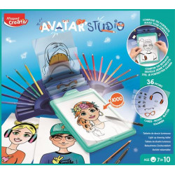Kreatív rajzkészlet kiegészítőkkel, MAPED CREATIV "Avatar Studio"
