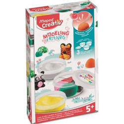 Utántöltő modellező gyurma készlet, levegőre száradó, MAPED, "Modeling Friends" Utántöltő modellező gyurma készlet, levegőre száradó, MAPED, "Modeling Friends"