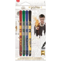 Filctoll készlet, MAPED "Harry Potter Teens", 4 különböző szín Filctoll készlet, MAPED "Harry Potter Teens", 4 különböző szín