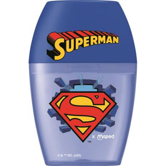 Hegyező, egylyukú, tartályos, MAPED "Superman Shaker"