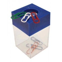 Gemkapocstartó, mágneses, átlátszó-kék