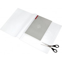 Füzet- és könyvborító, áttetsző, fényes felület, állítható széllel, öntapadó csíkkal 550x310 mm, PP, PANTA PLAST Füzet- és könyvborító, áttetsző, fényes felület, állítható széllel, öntapadó csíkkal 550x310 mm, PP, PANTA PLAST