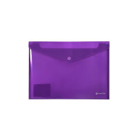 Irattartó tasak, A4, PP, patentos, PANTA PLAST, neon lila Irattartó tasak, A4, PP, patentos, PANTA PLAST, neon lila