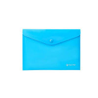 Irattartó tasak, A5, PP, patentos, PANTA PLAST, neon kék Irattartó tasak, A5, PP, patentos, PANTA PLAST, neon kék