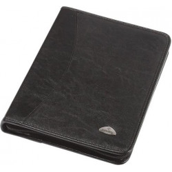 Konferencia mappa, A4, cipzáras, 25 mm, PANTA PLAST, fekete