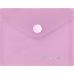 Irattartó tasak, A7, PP, patentos, 160 mikron, PANTA PLAST, pasztell rózsaszín