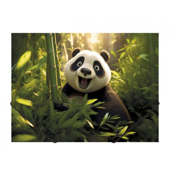 Gumis mappa, 15 mm, PP, A4, PANTA PLAST "Panda"