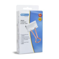 Bindercsipesz, 19 mm, RAPESCO, fehér Bindercsipesz, 19 mm, RAPESCO, fehér