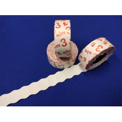 Árazószalag, 22x16 mm, BLITZ, fehér Árazószalag, 22x16 mm, BLITZ, fehér