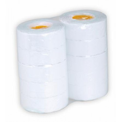 Árazószalag, 22x12 mm, fehér