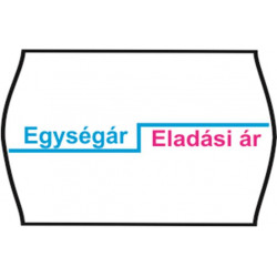 Árazószalag, feliratos, 25x16, Egységár/Eladási ár Árazószalag, feliratos, 25x16, Egységár/Eladási ár