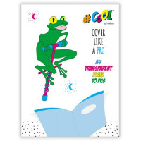 Öntapadó füzet- és könyvborító, A4, COOL BY VICTORIA, víztiszta Öntapadó füzet- és könyvborító, A4, COOL BY VICTORIA, víztiszta