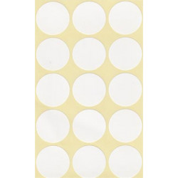 Etikett, köralakú, 25 mm átmérő, 60 etikett/csomag