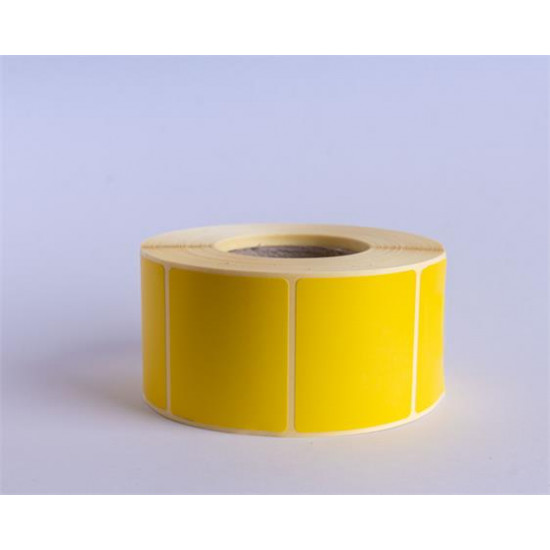 Etikett, thermo, BIZERBA mérlegcímke, 38x58 mm, 1240 etikett/tekercs, sárga Etikett, thermo, BIZERBA mérlegcímke, 38x58 mm, 1240 etikett/tekercs, sárga